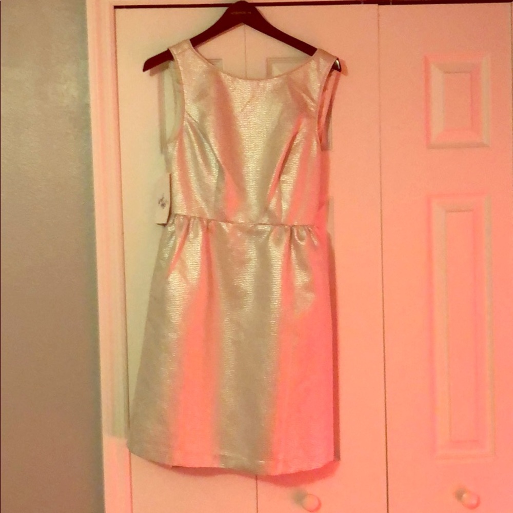 Erin Featherstone NWT Open-Back Bow Dress